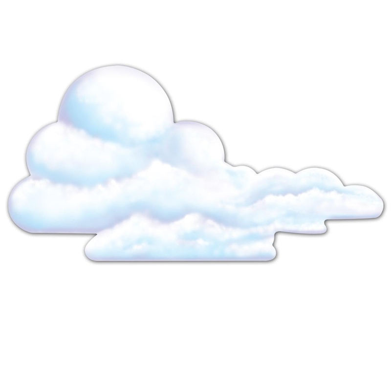 12 Pack Bulk Cloud Party Cutout