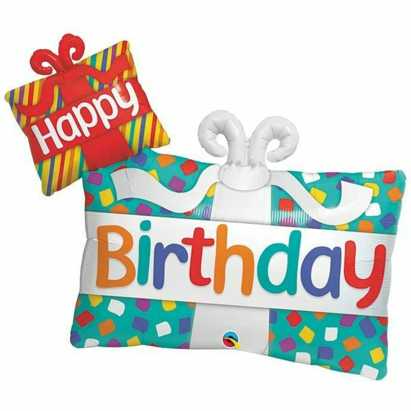 365 39″ Birthday Present Shape Foil