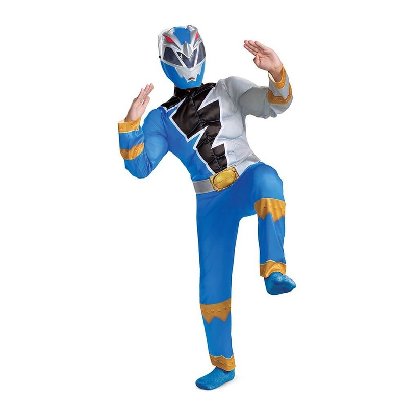 Blue Ranger Dino Fury Classic Muscle Costume
