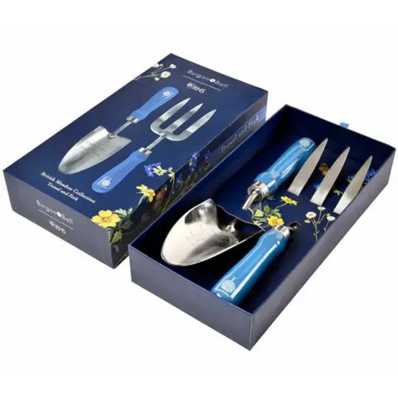 British Meadow Trowel & Fork Set