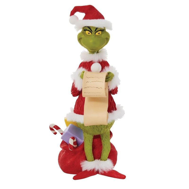 Grinch Checking His List Figurine
