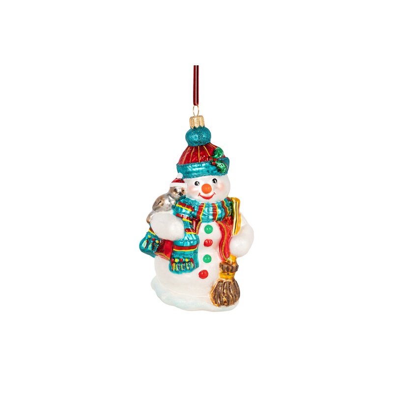 Huras Family Snowman with a Little Pal Ornament