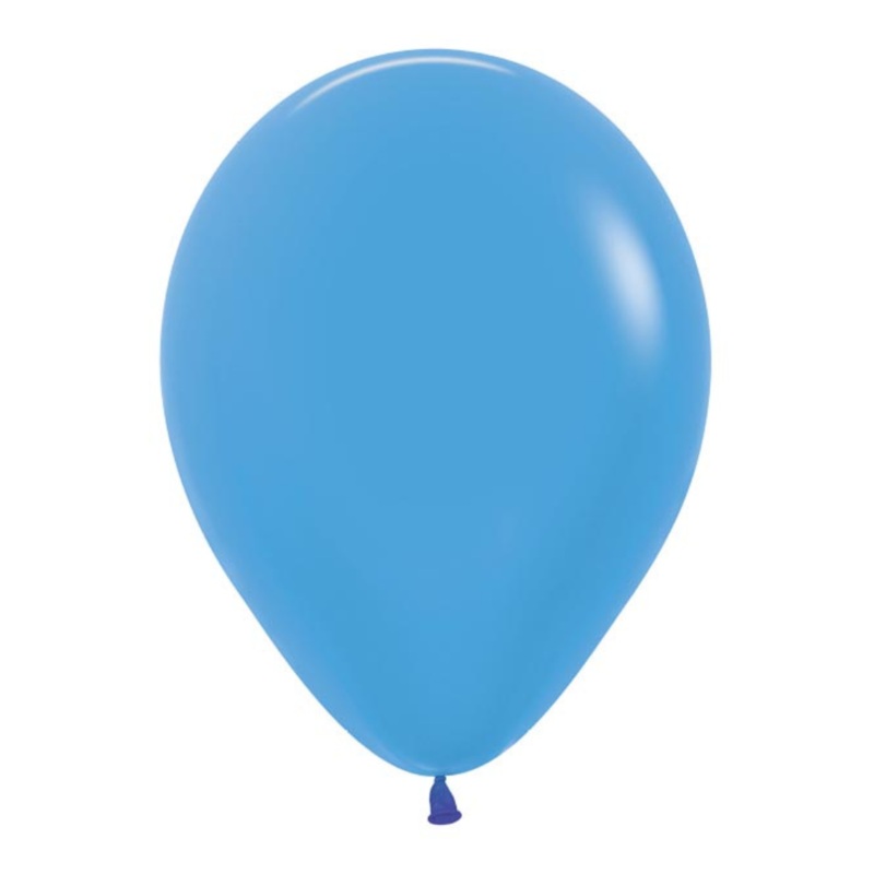 Neon Blue Latex Balloon 100ct, 5″