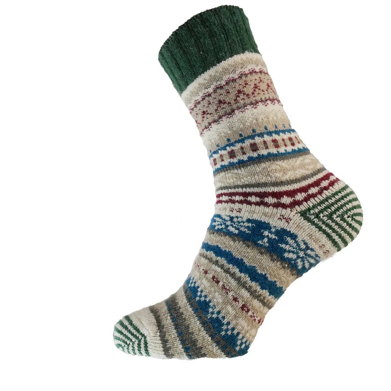 Winter Nordic Wool Socks
