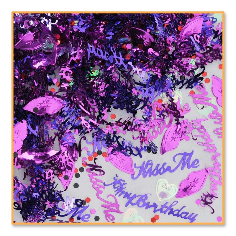 6 Pack Bulk Kiss Me – It’s My Birthday Confetti (0.5 Oz/Pkg)