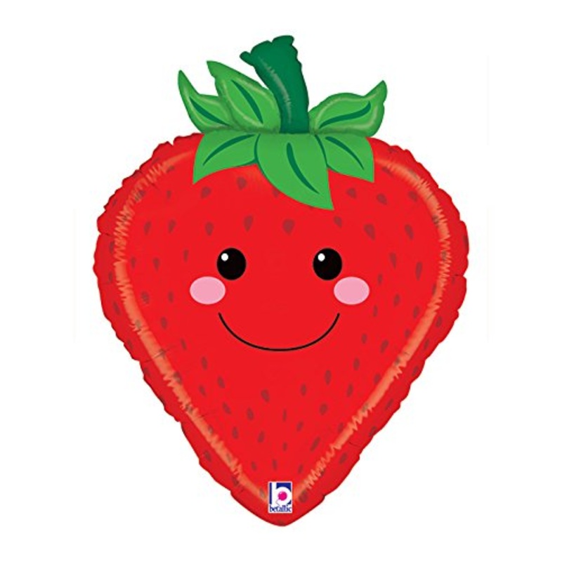 C005 21″ PRODUCE PAL STRAWBERRY SHAPED BALLOON