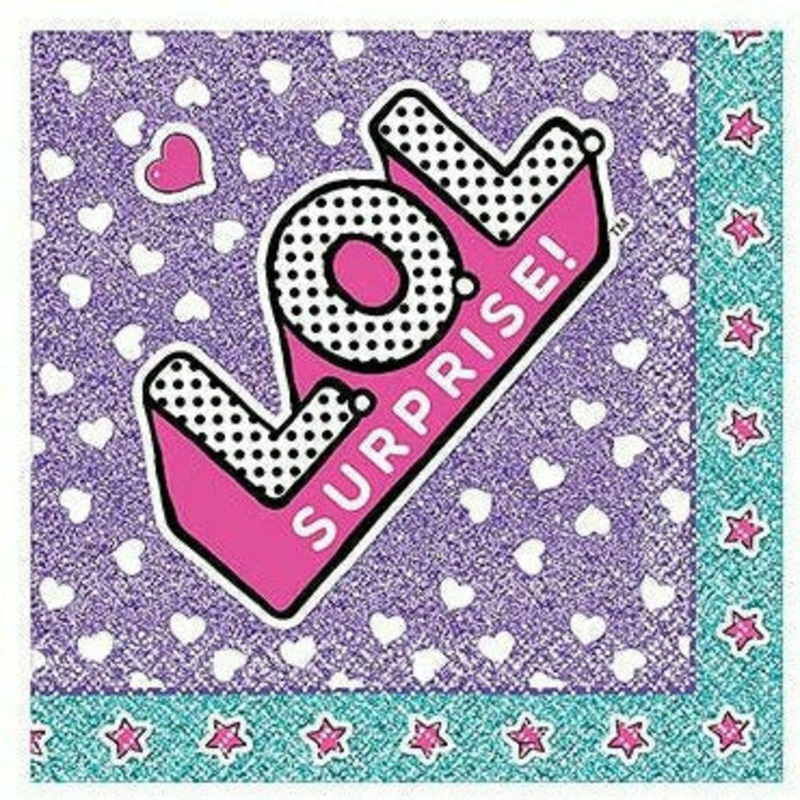 L.O.L. Surprise! Beverage Napkins 16ct