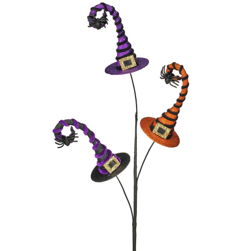 Triple Glitter Witch’s Hat Spray 30″