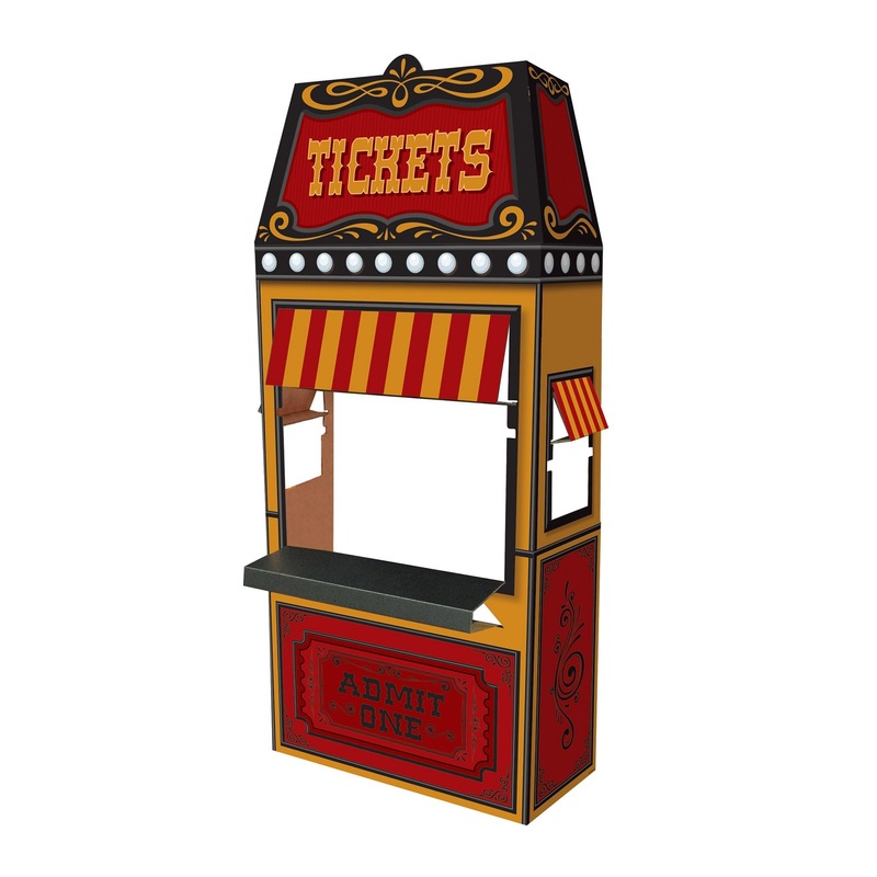 4 Pack Bulk 3-D Ticket Booth Prop