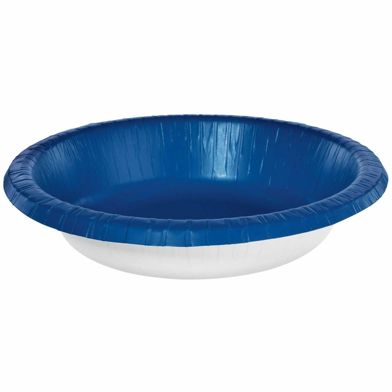Bright Royal Blue – 20 oz. Paper Bowls, 20 Ct.