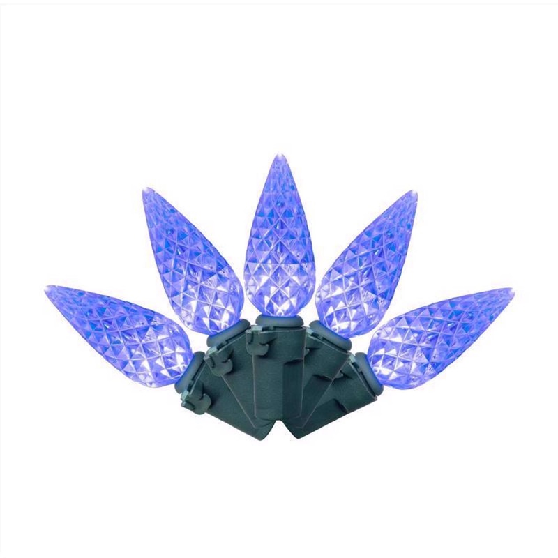 Celebrations Classic LED C6 Pure White 300 ct String Christmas Lights 74.5 ft.