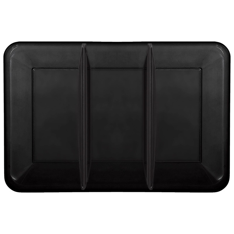 Compartment Tray, Recyclable – Black