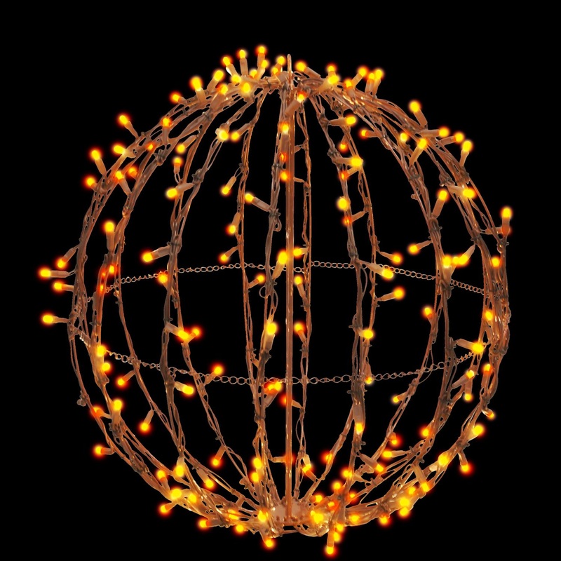 Holiday Bright Lights LED M5 Orange 200 ct Novelty Christmas Lights