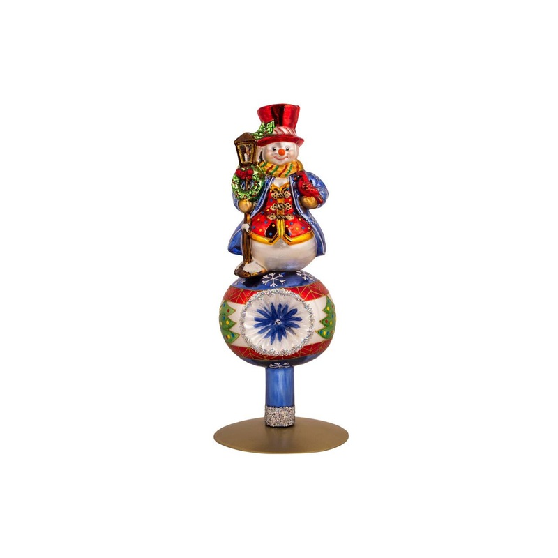 Huras Family Stylish Snowman Tree Topper