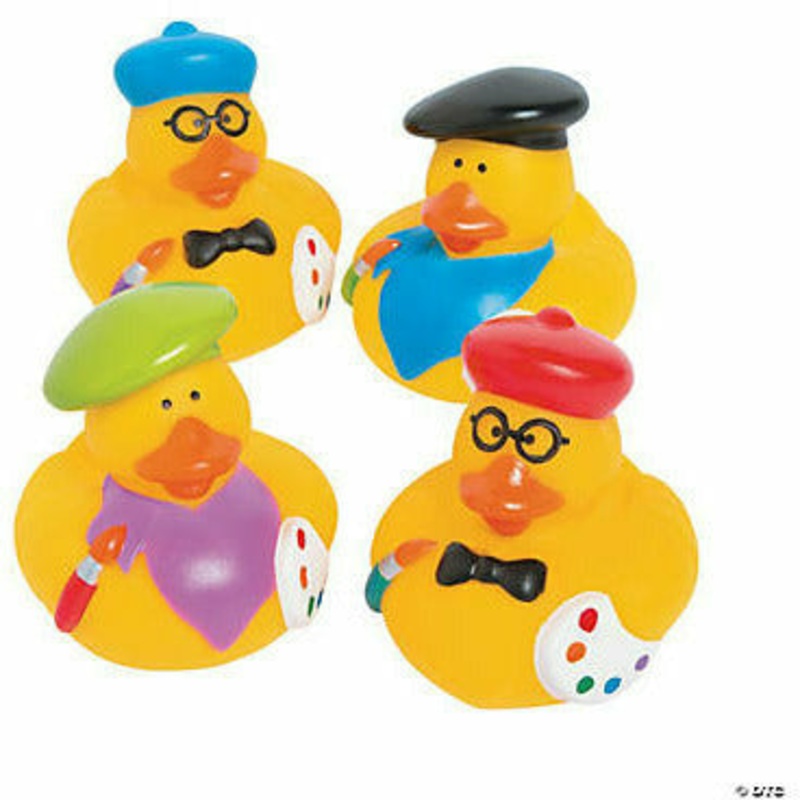 Little Artist Rubber Duckies