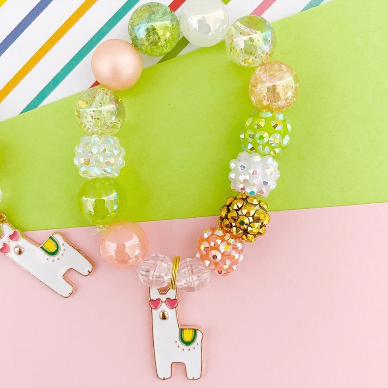 Llama Charm Bracelet – 3 Size Options