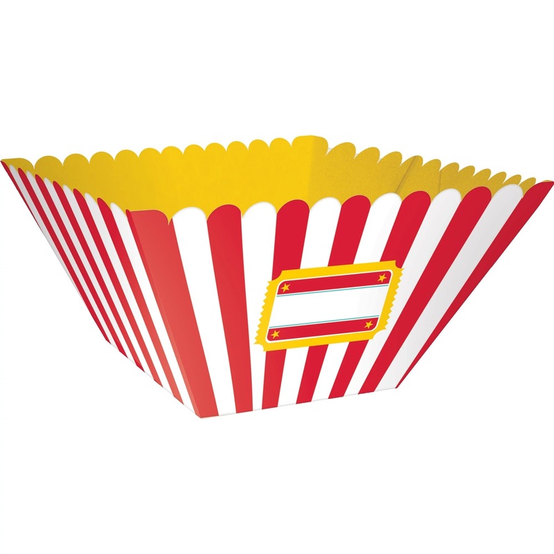 Movie Night Paper Bowls