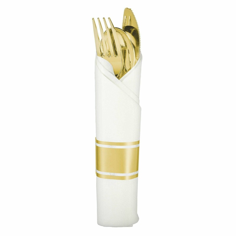 Rolled Cutlery – Gold