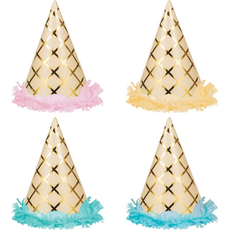 48 pc Bulk Ice Cream Party Party Hats