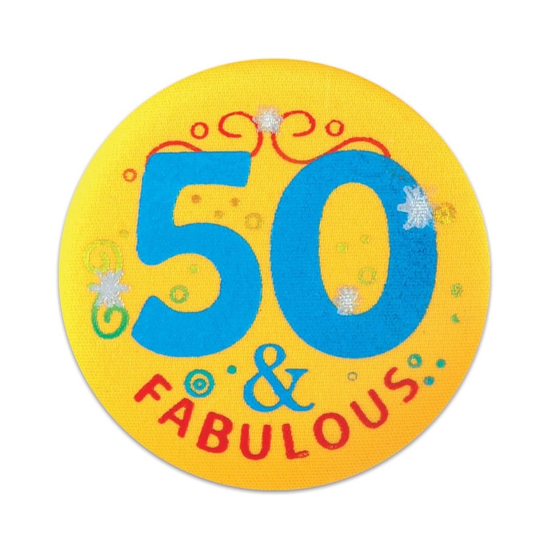 6 Pack Bulk 50/Fabulous Satin Button