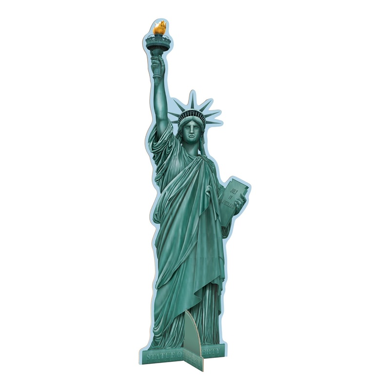 12 Pack Bulk 3-D Statue Of Liberty Centerpiece