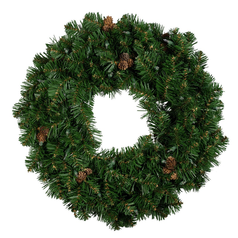 42″ Scottsdale Spruce Wreath – Unlit