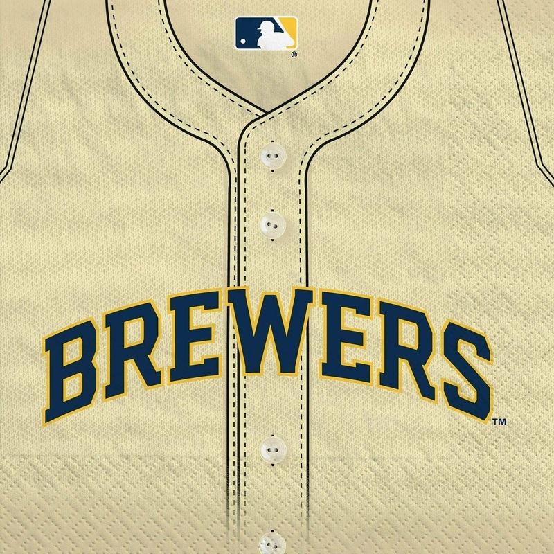 Milwaukee Brewers Luncheon Napkin