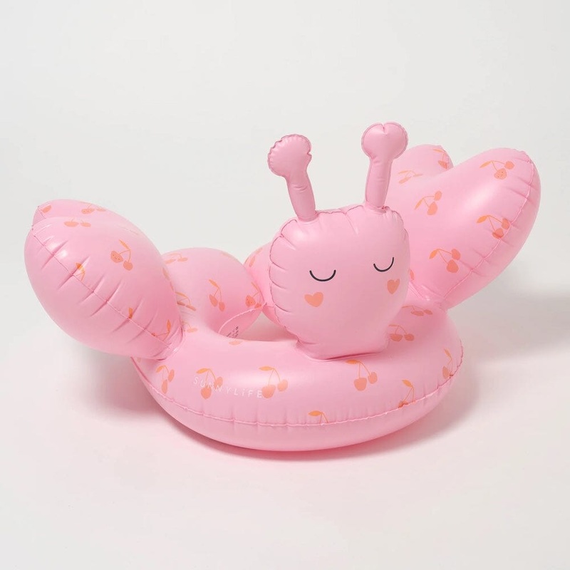 SunnyLife Kids Tube Pool Ring – Cotton Candy Cherry