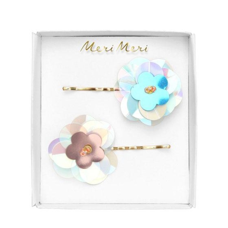 Meri Meri Sequin Flower Hair Slides