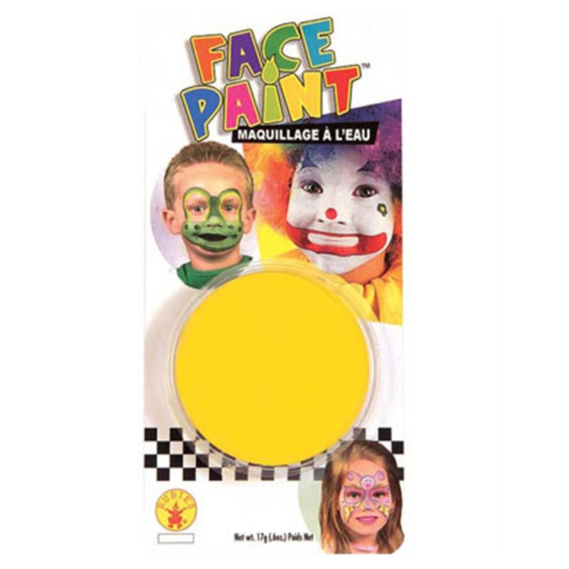 Yellow Water Washable Aqua Makeup