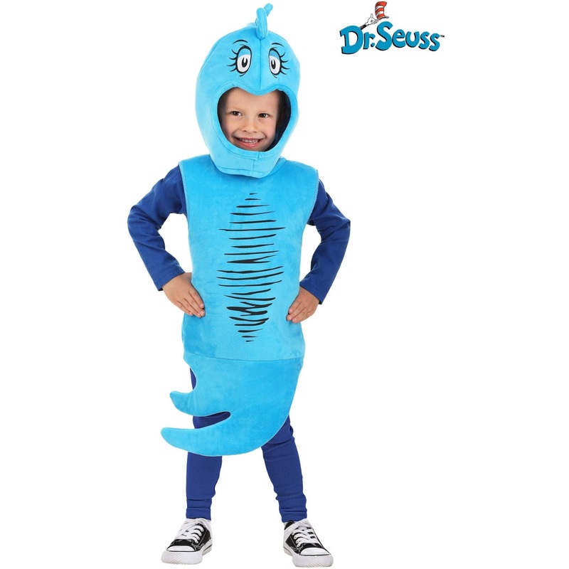 Dr. Seuss Kids Blue Fish Costume