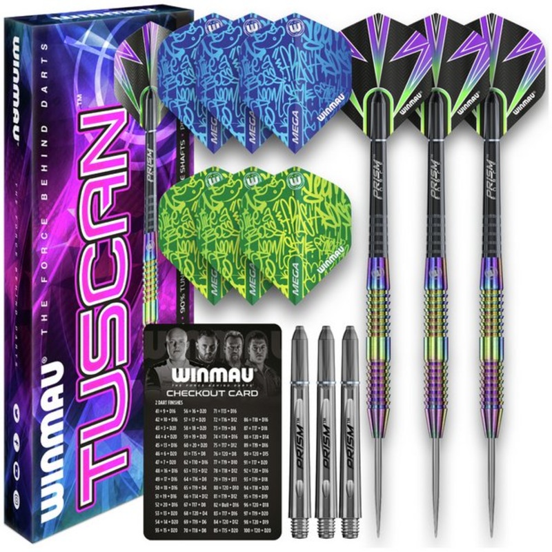 Winmau Tuscan 24g 90% Tungsten Urban Grip Darts Set