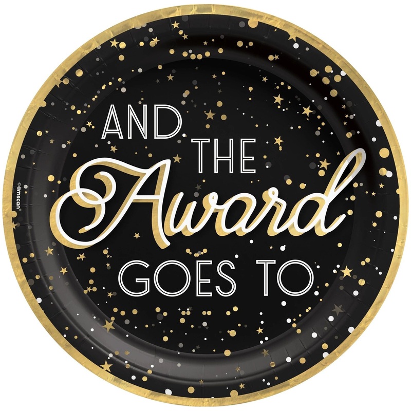 Awards Night Round Plates