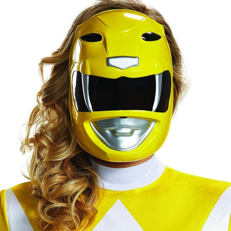 Yellow ranger adult mask