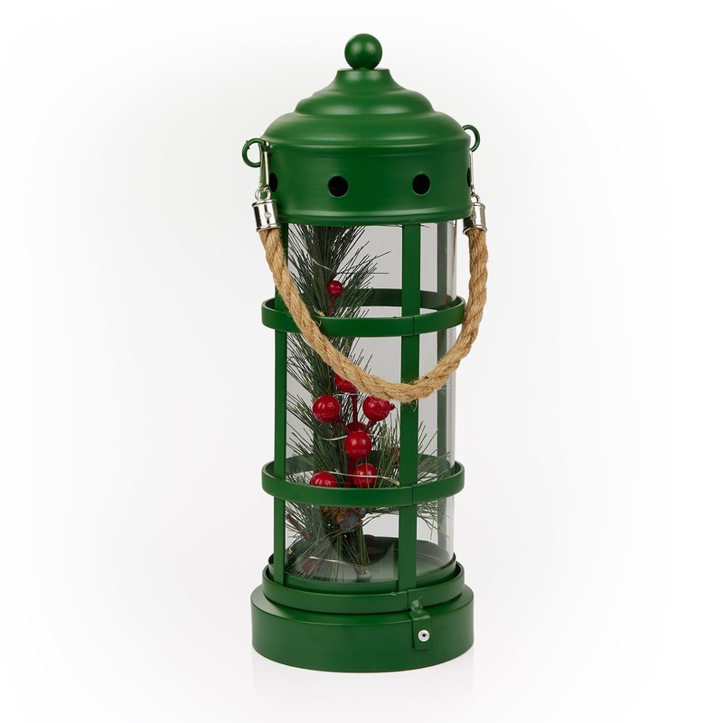 Alpine Lantern 7.09 in. Porch Decor