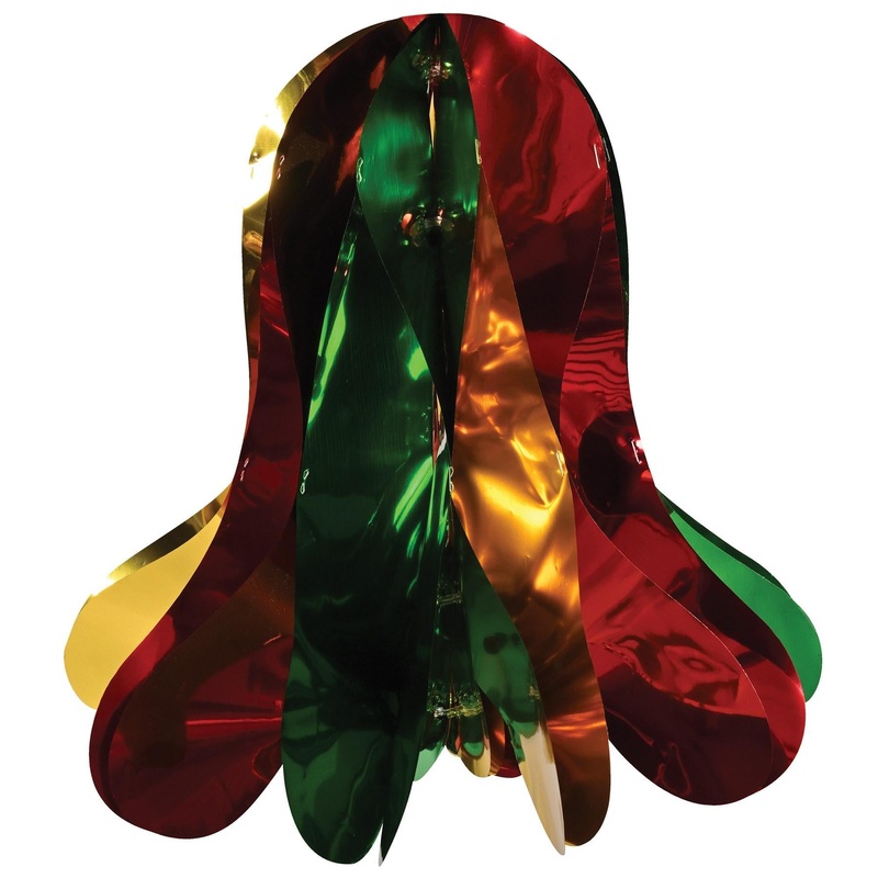 12 Piece Bulk Christmas Metallic Bell