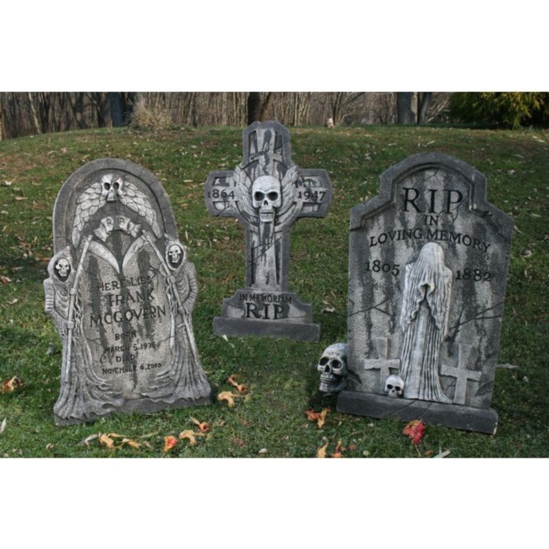 36″ Spooky Tombstone Assortment