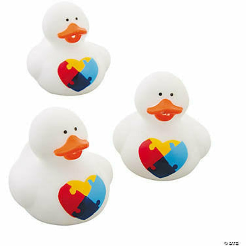 Autism Awareness Rubber Duckies