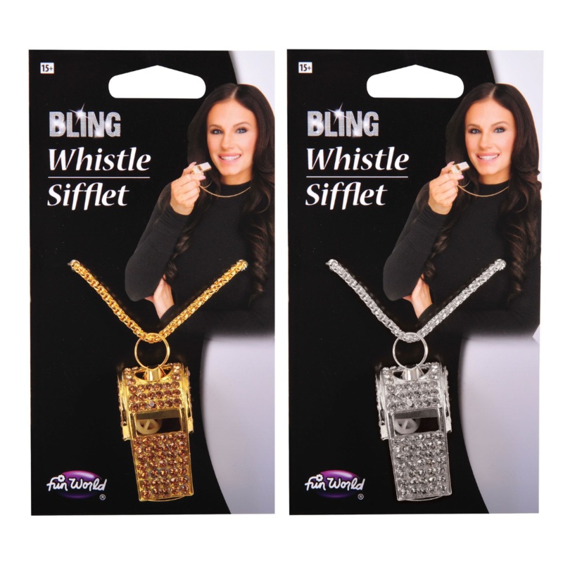 Bling Police Whistle Assortment