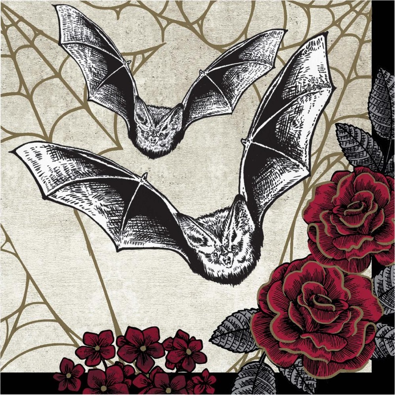 192 pc Bulk Creepy Characters Paper Luncheon Napkin