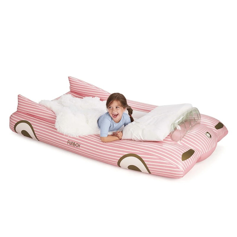 Convertible Kids Sleepover Air Mattress – Pink