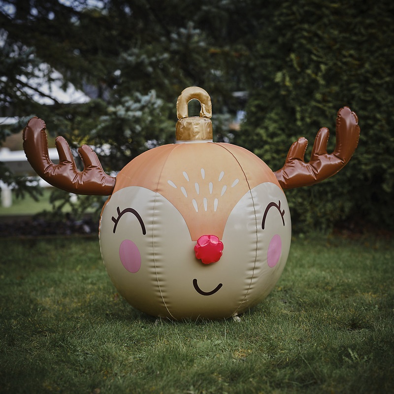 (H)0.6m Christmas Reindeer head Inflatable