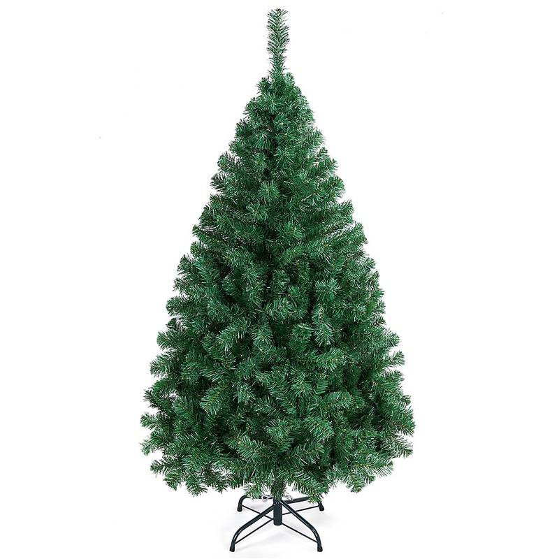 Yaheetech 5ft Hinged Artificial Christmas Tree with Foldable Stand