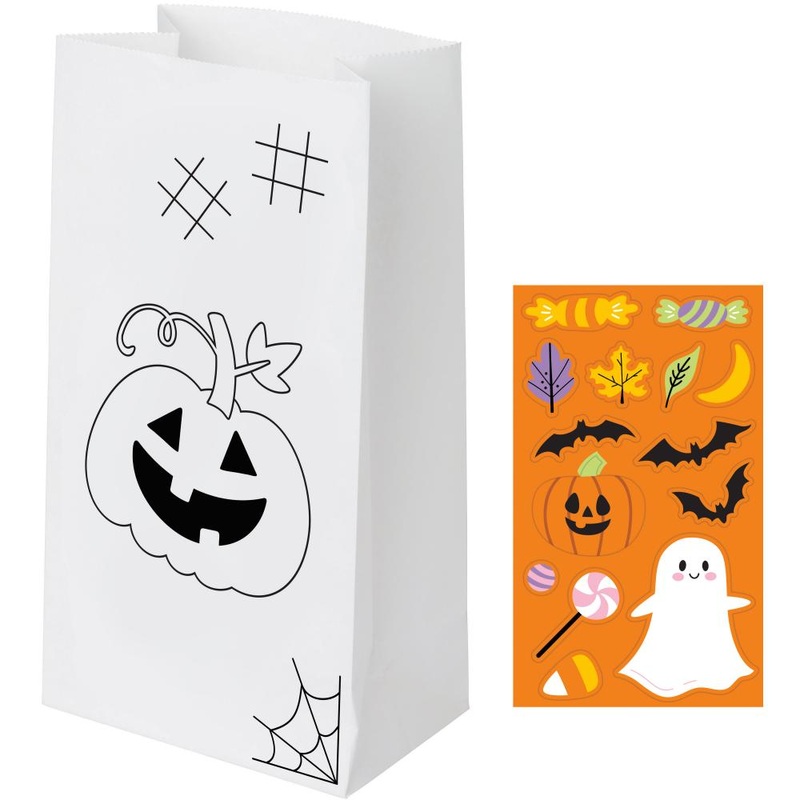96 pc Bulk Halloween Paper Treat Bag