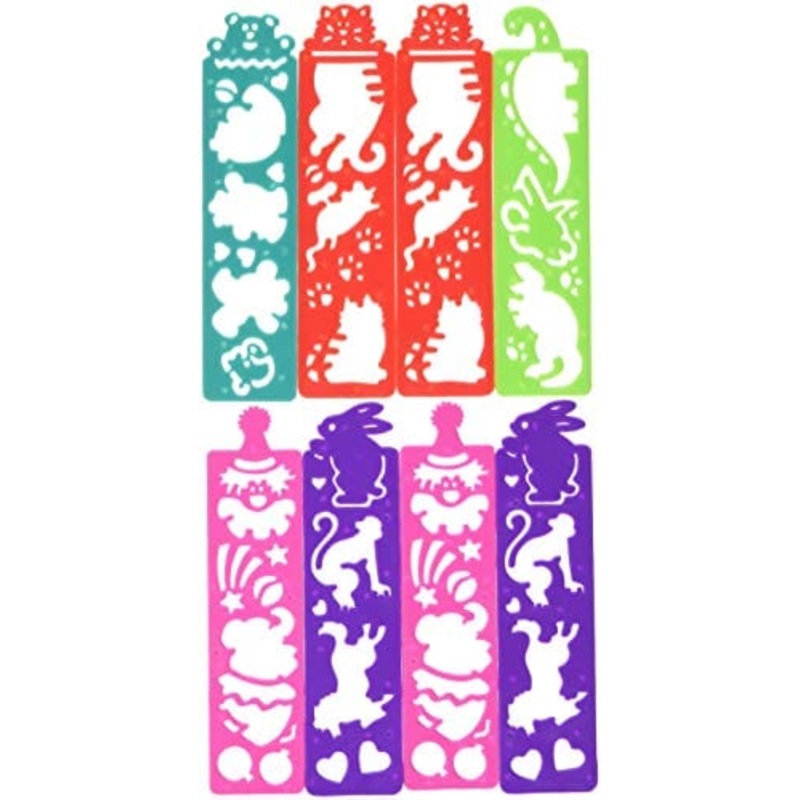 Assorted Color Plastic Tracing Strips