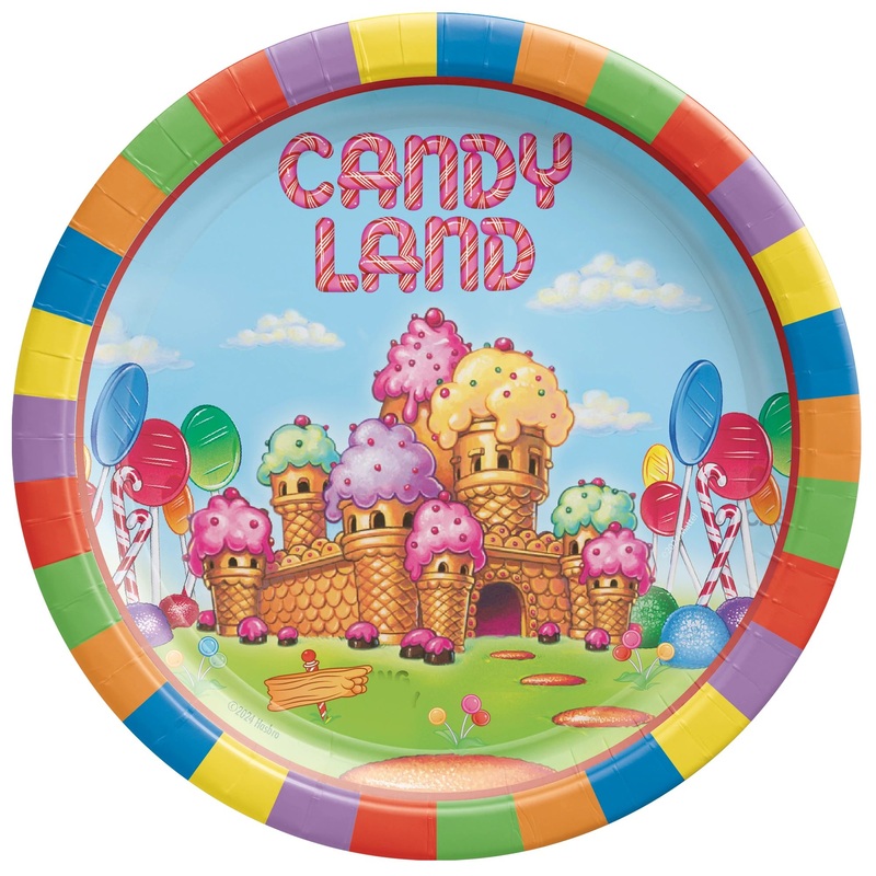 Candyland 7″ Round Plate