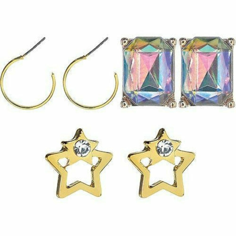 New Year’s Eve Gold Earring Set 6pc