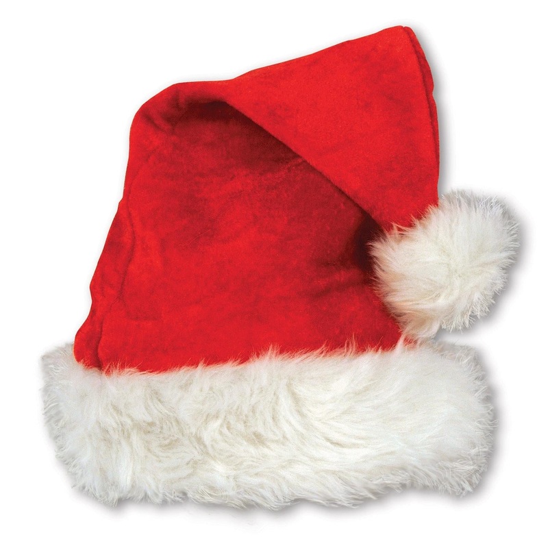 12 Pack Bulk Christmas Santa Hat – red