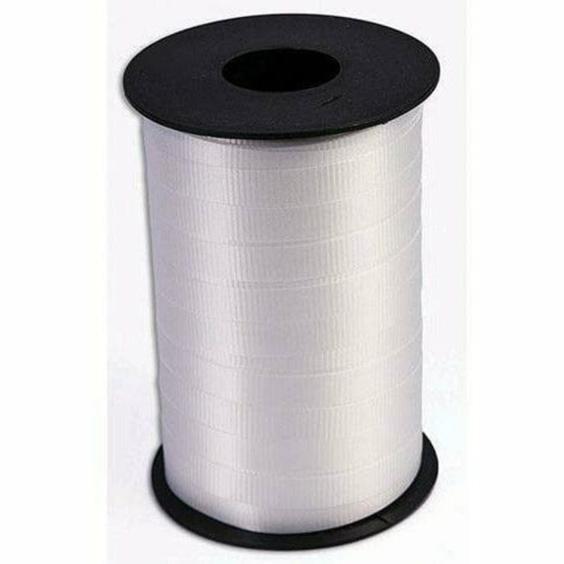 White Curling Ribbon 3/8″ x 250 Yards