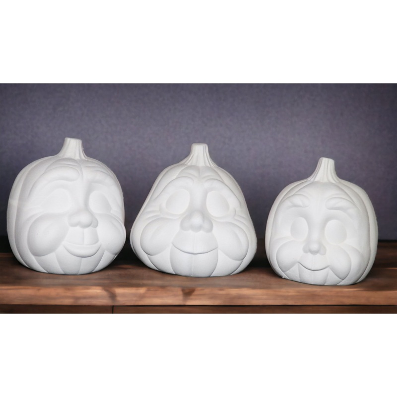 3 Piece Set Dona Character Pumpkins